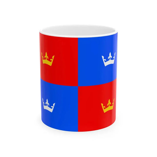 Flag of Prague 1 (Czech Republic) White Coffee Mug 11oz - Go Mug Yourself