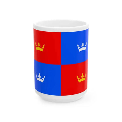 Flag of Prague 1 (Czech Republic) White Coffee Mug 15oz - Go Mug Yourself