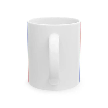 Flag of Prague 1 (Czech Republic) White Coffee Mug - Go Mug Yourself
