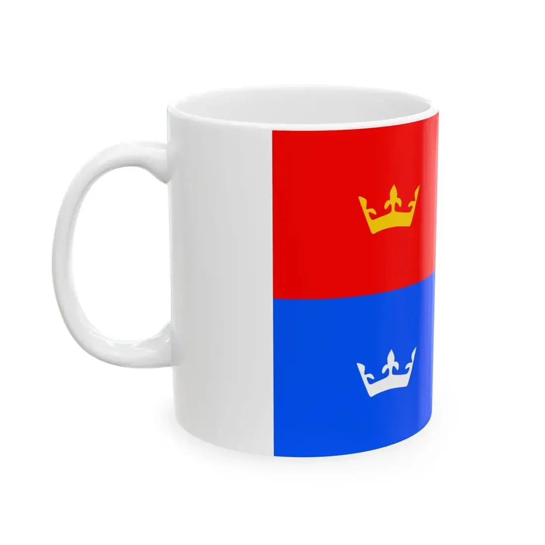 Flag of Prague 1 (Czech Republic) White Coffee Mug - Go Mug Yourself