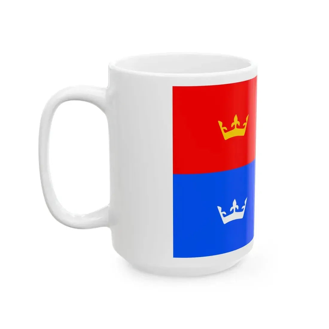 Flag of Prague 1 (Czech Republic) White Coffee Mug - Go Mug Yourself