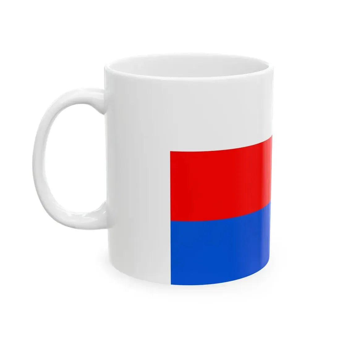Flag of Prague 10 (Czech Republic) White Coffee Mug - Go Mug Yourself