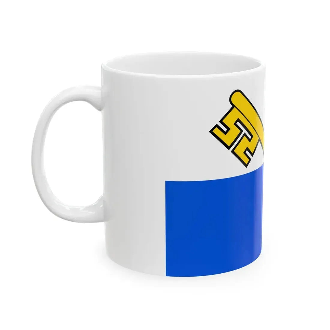 Flag of Prague 11 (Czech Republic) White Coffee Mug - Go Mug Yourself