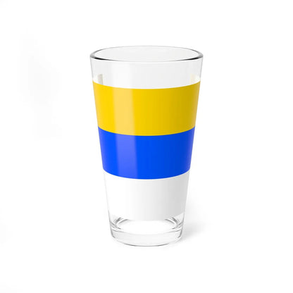 Flag of Prague 12 (Czech Republic) Pint Glass 16oz 16oz - Go Mug Yourself