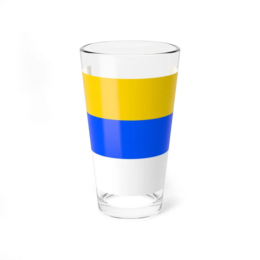 Flag of Prague 12 (Czech Republic) Pint Glass 16oz 16oz - Go Mug Yourself