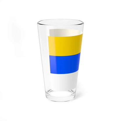 Flag of Prague 12 (Czech Republic) Pint Glass 16oz - Go Mug Yourself