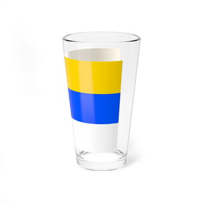 Flag of Prague 12 (Czech Republic) Pint Glass 16oz - Go Mug Yourself