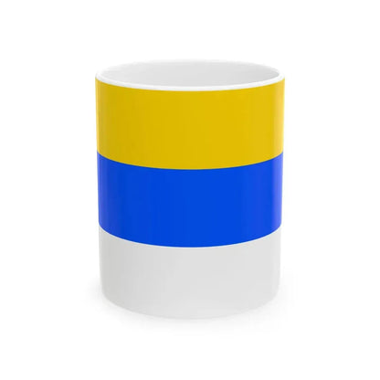 Flag of Prague 12 (Czech Republic) White Coffee Mug 11oz - Go Mug Yourself