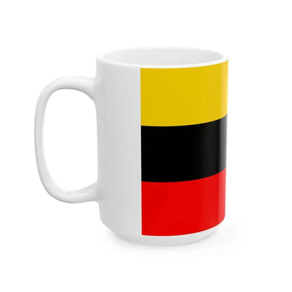 Flag of Prague 14 (Czech Republic) White Coffee Mug - Go Mug Yourself