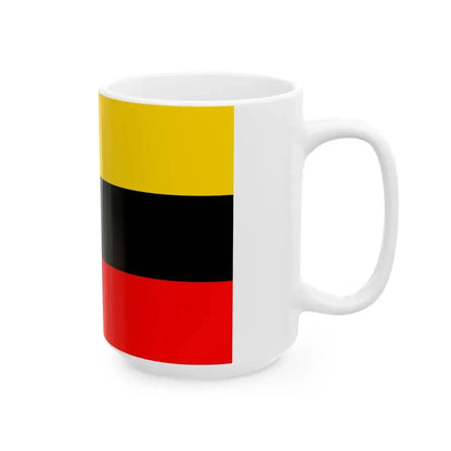 Flag of Prague 14 (Czech Republic) White Coffee Mug - Go Mug Yourself