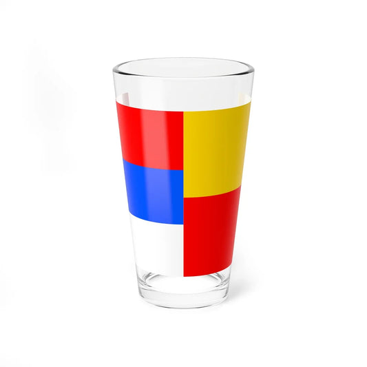 Flag of Prague 15 (Czech Republic) Pint Glass 16oz 16oz - Go Mug Yourself