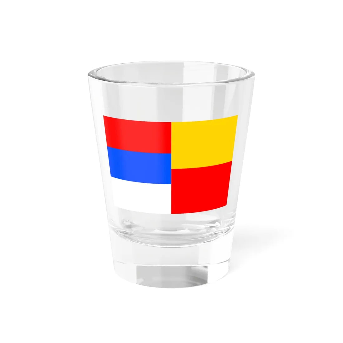 Flag of Prague 15 (Czech Republic) Shot Glass 1.5oz 1.5oz - Go Mug Yourself
