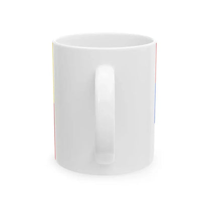Flag of Prague 15 (Czech Republic) White Coffee Mug - Go Mug Yourself