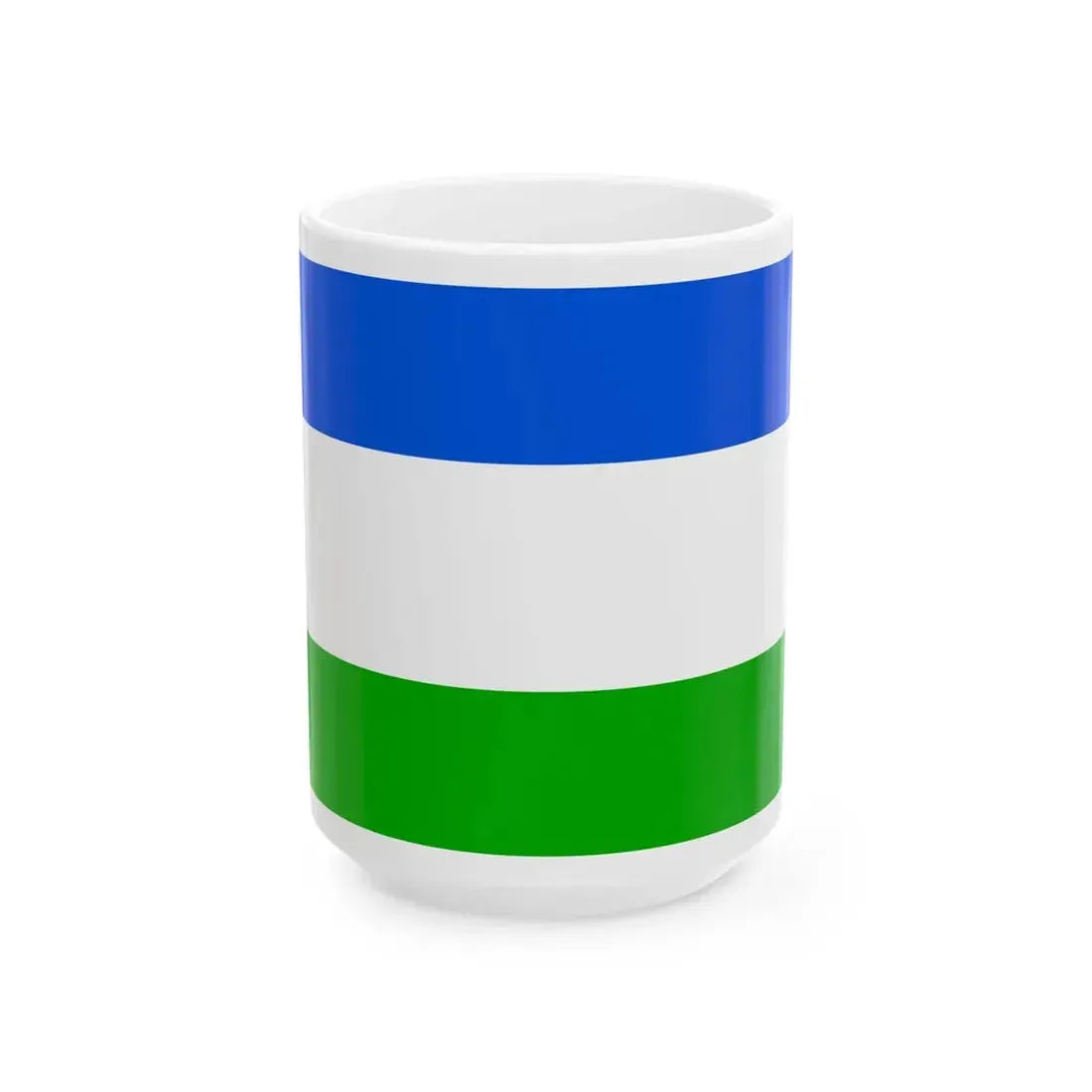 Flag of Prague 18 (Czech Republic) White Coffee Mug 15oz - Go Mug Yourself