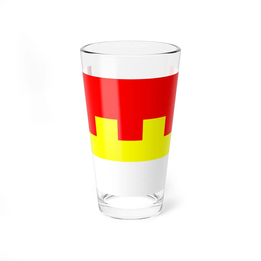 Flag of Prague 2 (Czech Republic) Pint Glass 16oz 16oz - Go Mug Yourself