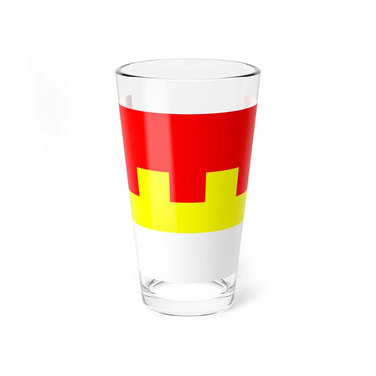 Flag of Prague 2 (Czech Republic) Pint Glass 16oz 16oz - Go Mug Yourself