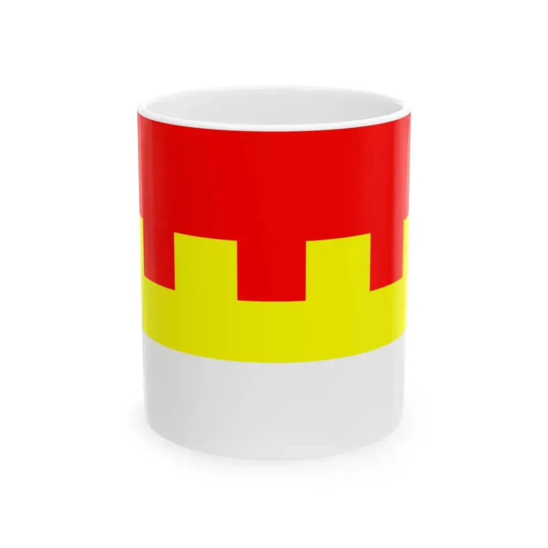 Flag of Prague 2 (Czech Republic) White Coffee Mug 11oz - Go Mug Yourself