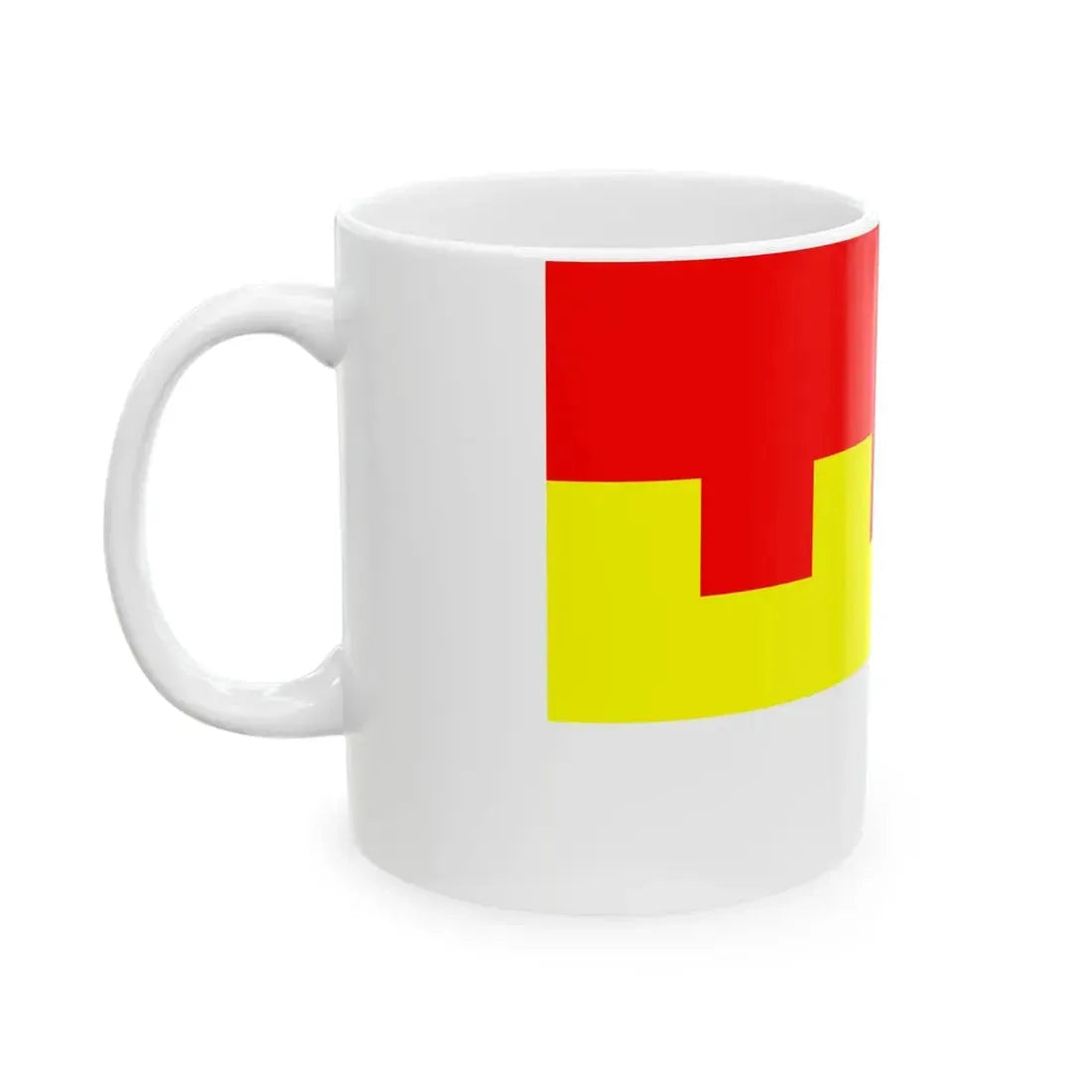 Flag of Prague 2 (Czech Republic) White Coffee Mug - Go Mug Yourself