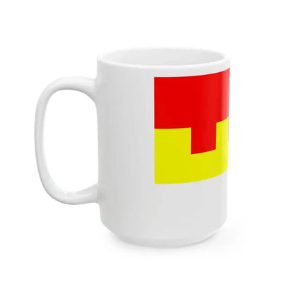 Flag of Prague 2 (Czech Republic) White Coffee Mug - Go Mug Yourself