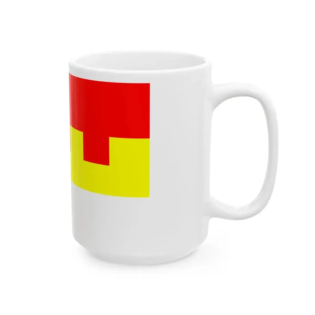 Flag of Prague 2 (Czech Republic) White Coffee Mug - Go Mug Yourself
