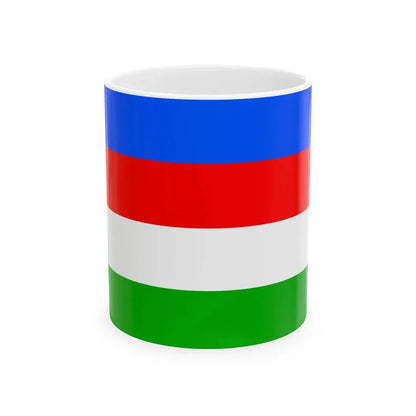 Flag of Prague 22 (Czech Republic) White Coffee Mug 11oz - Go Mug Yourself