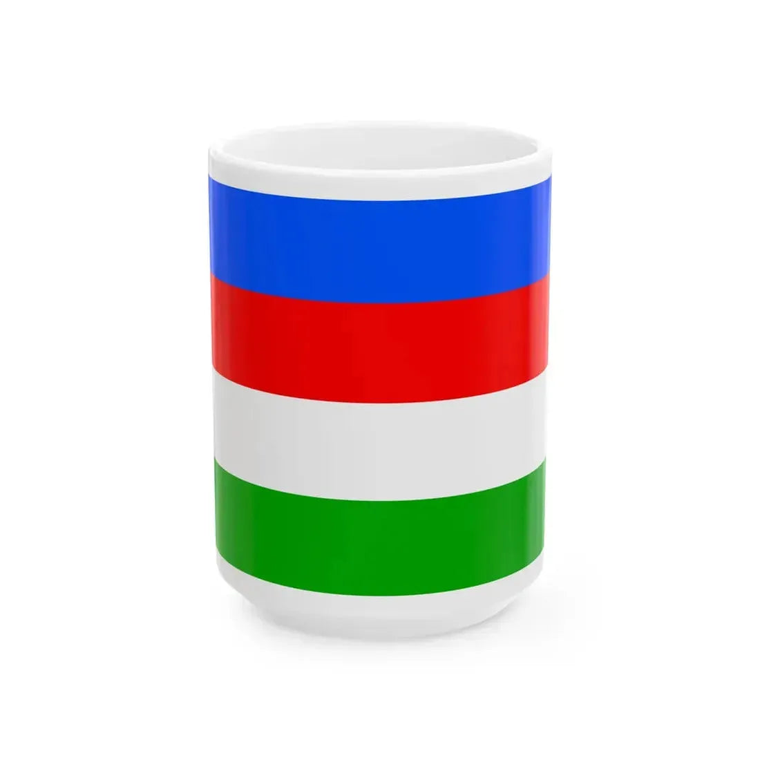 Flag of Prague 22 (Czech Republic) White Coffee Mug 15oz - Go Mug Yourself