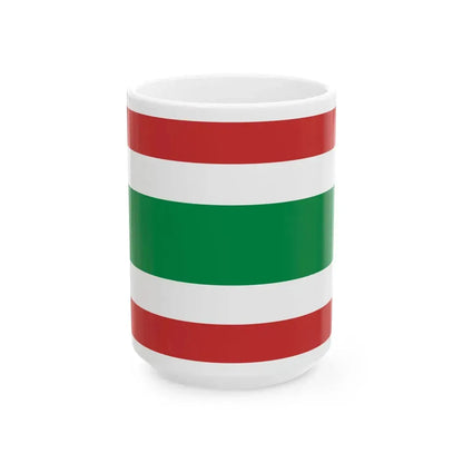 Flag of Prague 3 (Czech Republic) White Coffee Mug 15oz - Go Mug Yourself