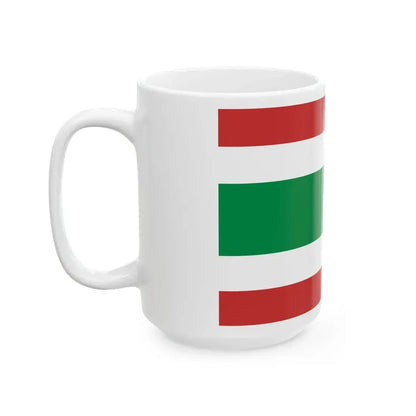 Flag of Prague 3 (Czech Republic) White Coffee Mug - Go Mug Yourself