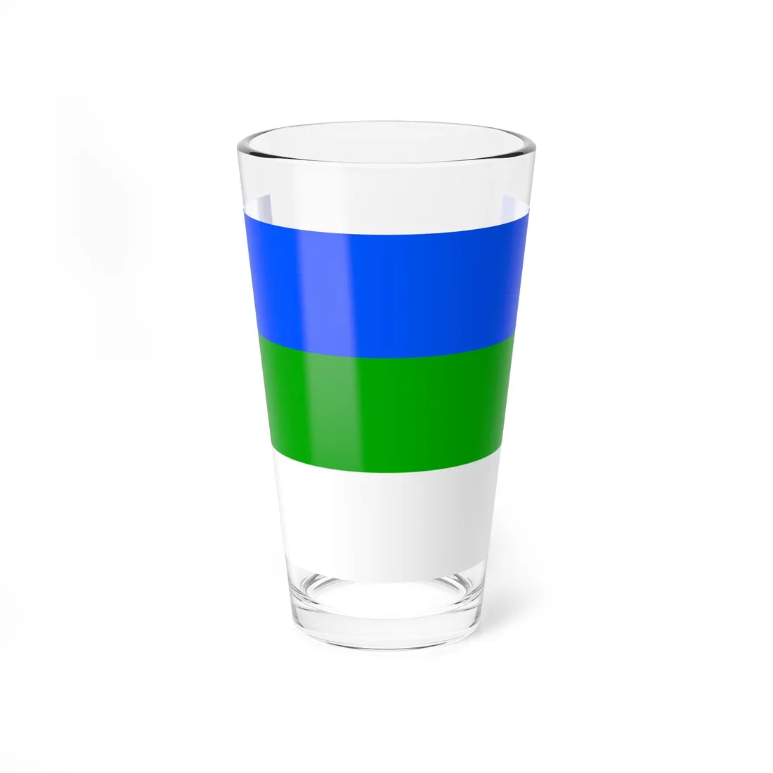 Flag of Prague 4 (Czech Republic) Pint Glass 16oz 16oz - Go Mug Yourself