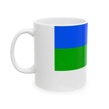 Flag of Prague 4 (Czech Republic) White Coffee Mug - Go Mug Yourself