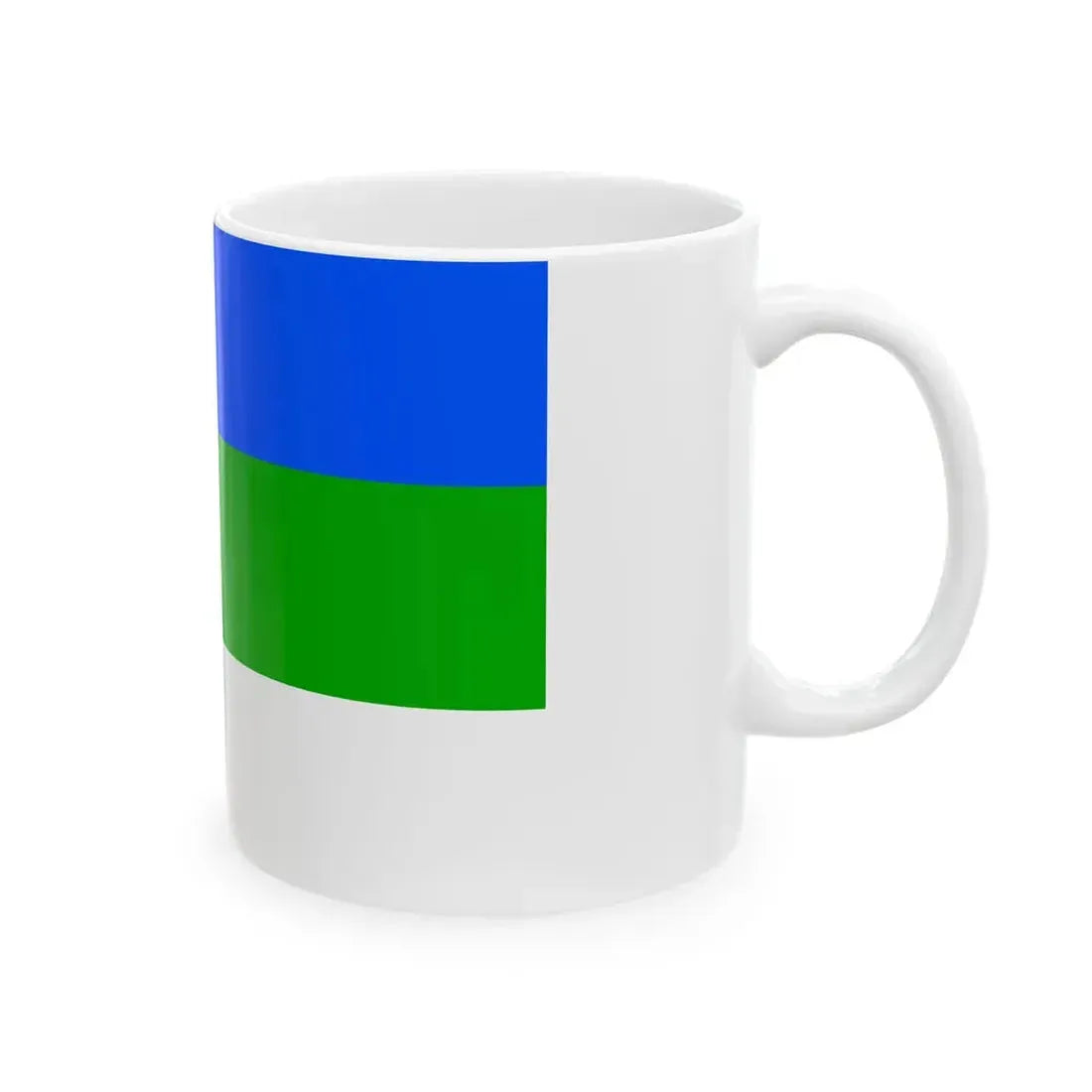 Flag of Prague 4 (Czech Republic) White Coffee Mug - Go Mug Yourself
