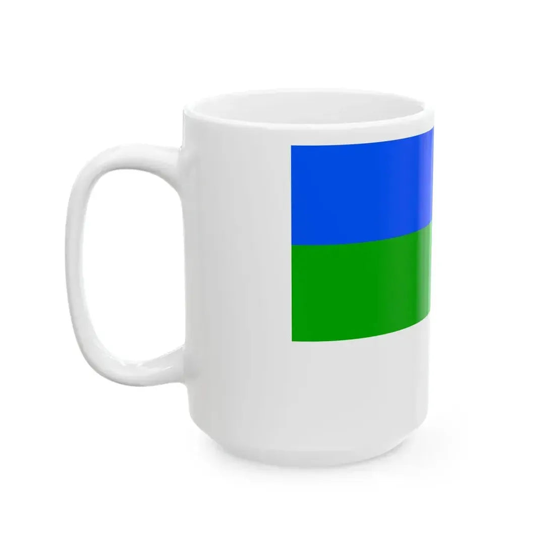 Flag of Prague 4 (Czech Republic) White Coffee Mug - Go Mug Yourself