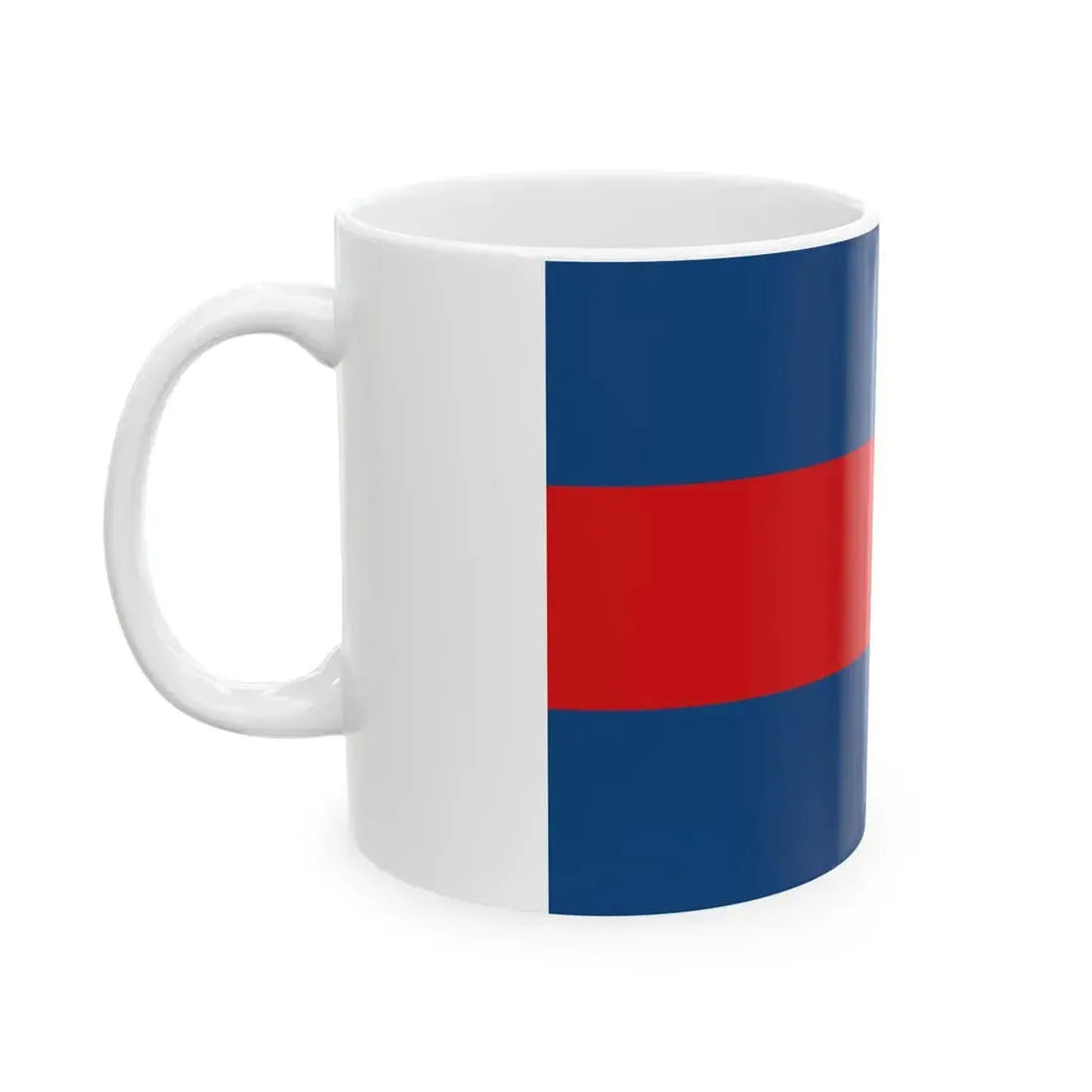 Flag of Prague 6 (Czech Republic) White Coffee Mug - Go Mug Yourself