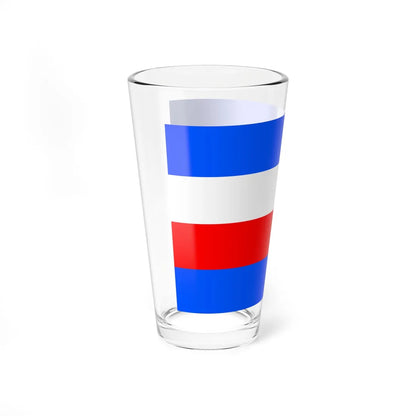Flag of Prague 8 (Czech Republic) Pint Glass 16oz - Go Mug Yourself
