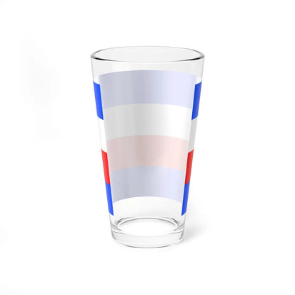 Flag of Prague 8 (Czech Republic) Pint Glass 16oz - Go Mug Yourself