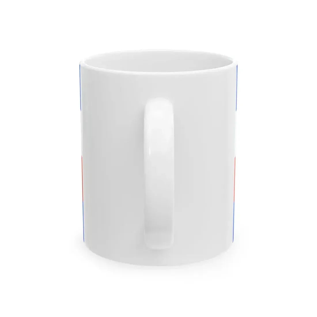 Flag of Prague 8 (Czech Republic) White Coffee Mug - Go Mug Yourself