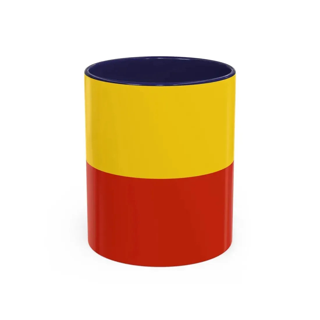 Flag of Prague Czech Republic - Accent Coffee Mug 11oz Navy - Go Mug Yourself