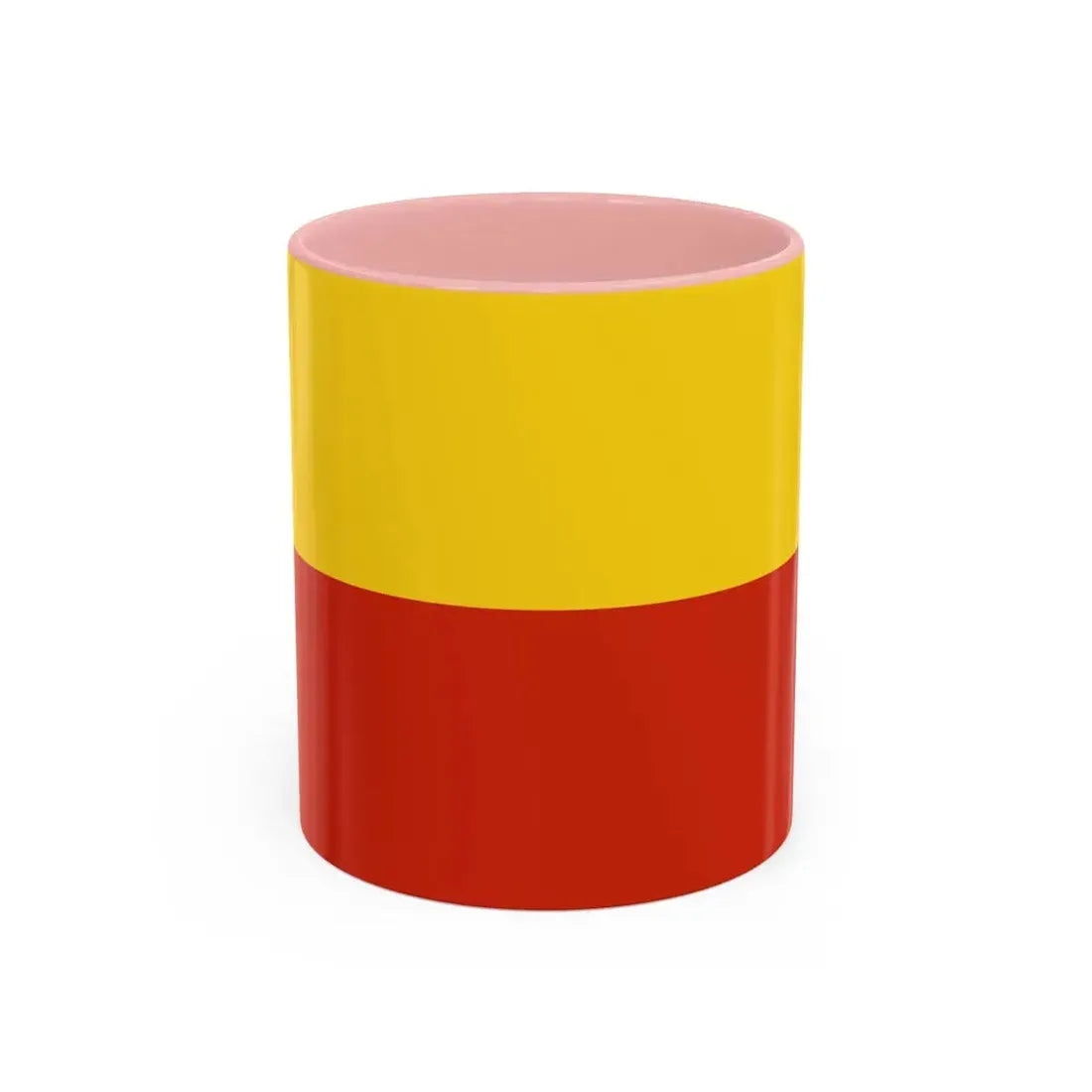 Flag of Prague Czech Republic - Accent Coffee Mug 11oz Pink - Go Mug Yourself