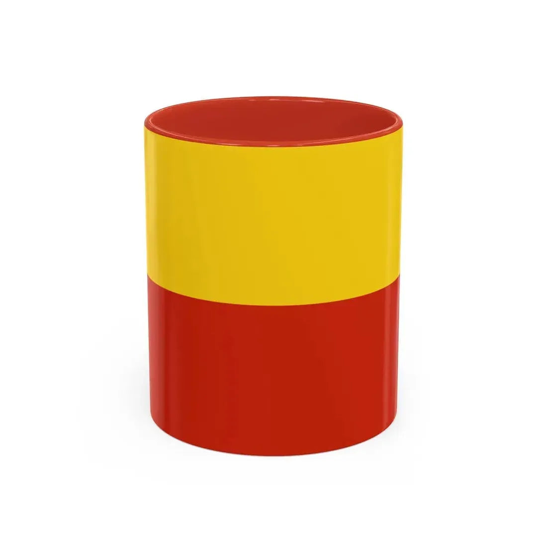 Flag of Prague Czech Republic - Accent Coffee Mug 11oz Red - Go Mug Yourself