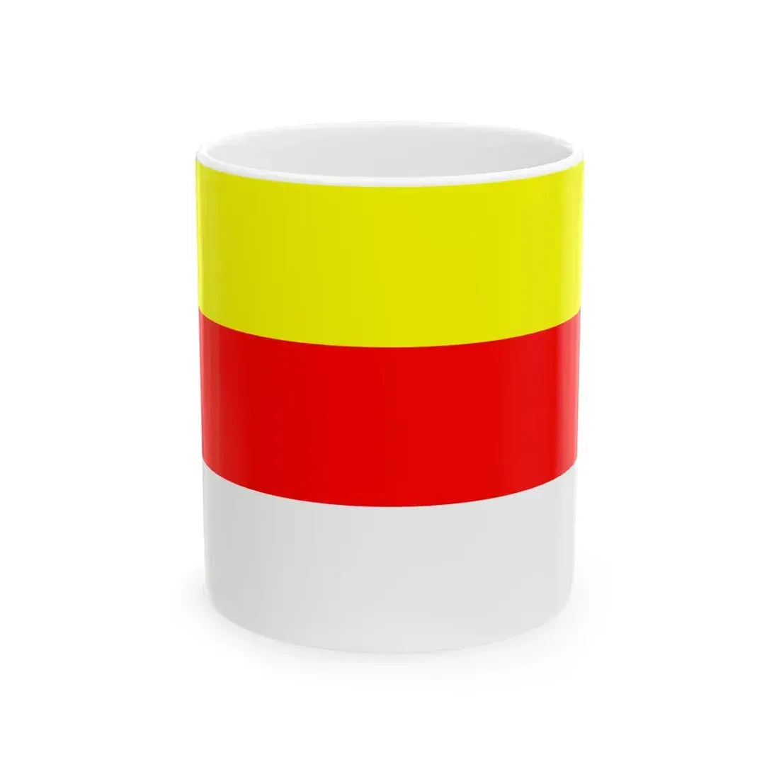Flag of Prague New City (Czech Republic) White Coffee Mug 11oz - Go Mug Yourself