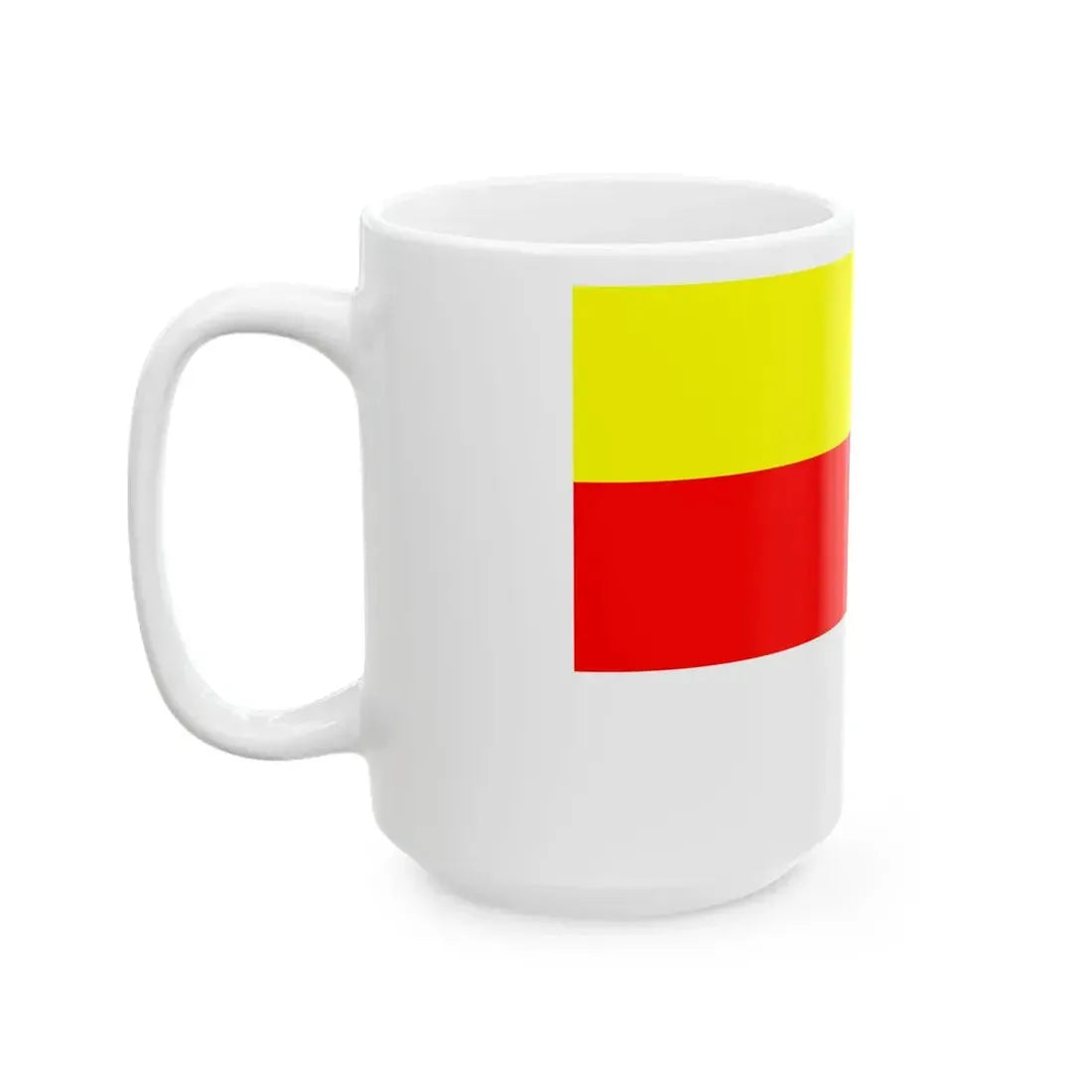 Flag of Prague New City (Czech Republic) White Coffee Mug - Go Mug Yourself