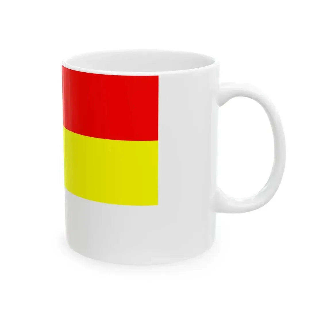 Flag of Prague Old City (Czech Republic) White Coffee Mug - Go Mug Yourself