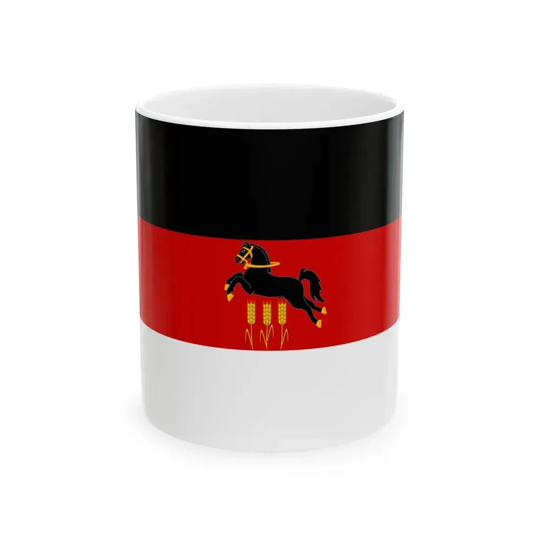 Flag of Praha 20 (Czech Republic) White Coffee Mug 11oz - Go Mug Yourself