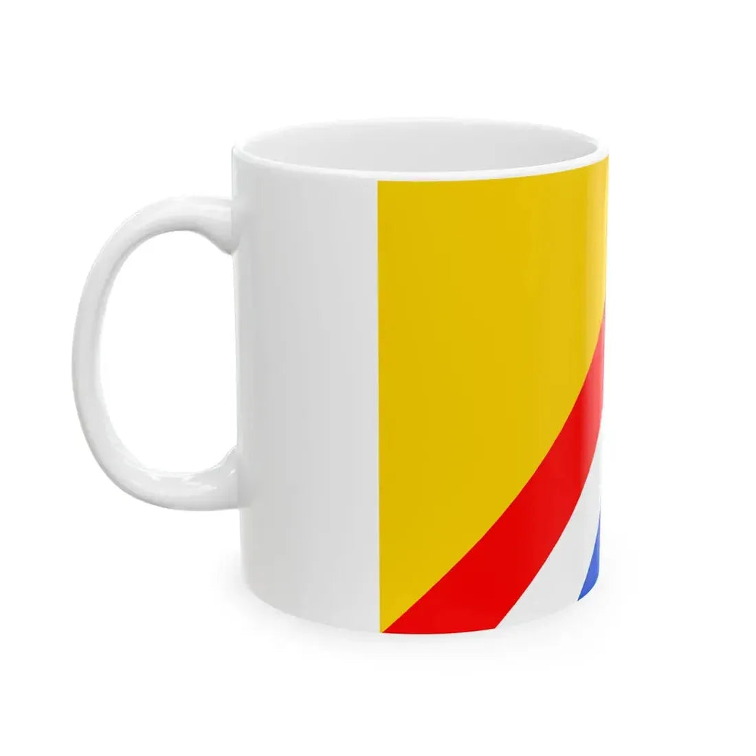 Flag of Praha-Satalice (Czech Republic) White Coffee Mug - Go Mug Yourself