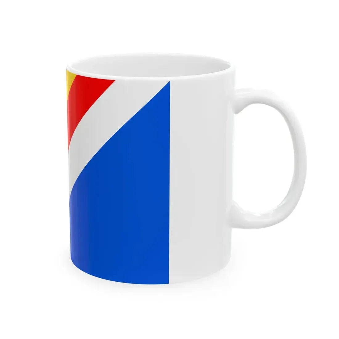 Flag of Praha-Satalice (Czech Republic) White Coffee Mug - Go Mug Yourself