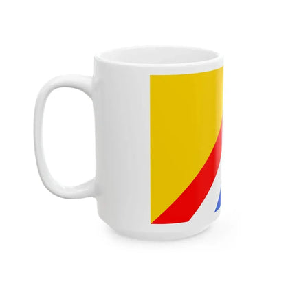 Flag of Praha-Satalice (Czech Republic) White Coffee Mug - Go Mug Yourself