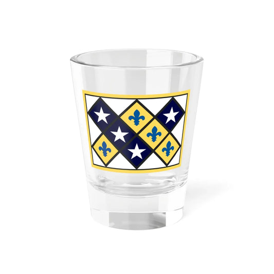 Flag of Prairie du Rocher Illinois (United States) Shot Glass 1.5oz 1.5oz - Go Mug Yourself