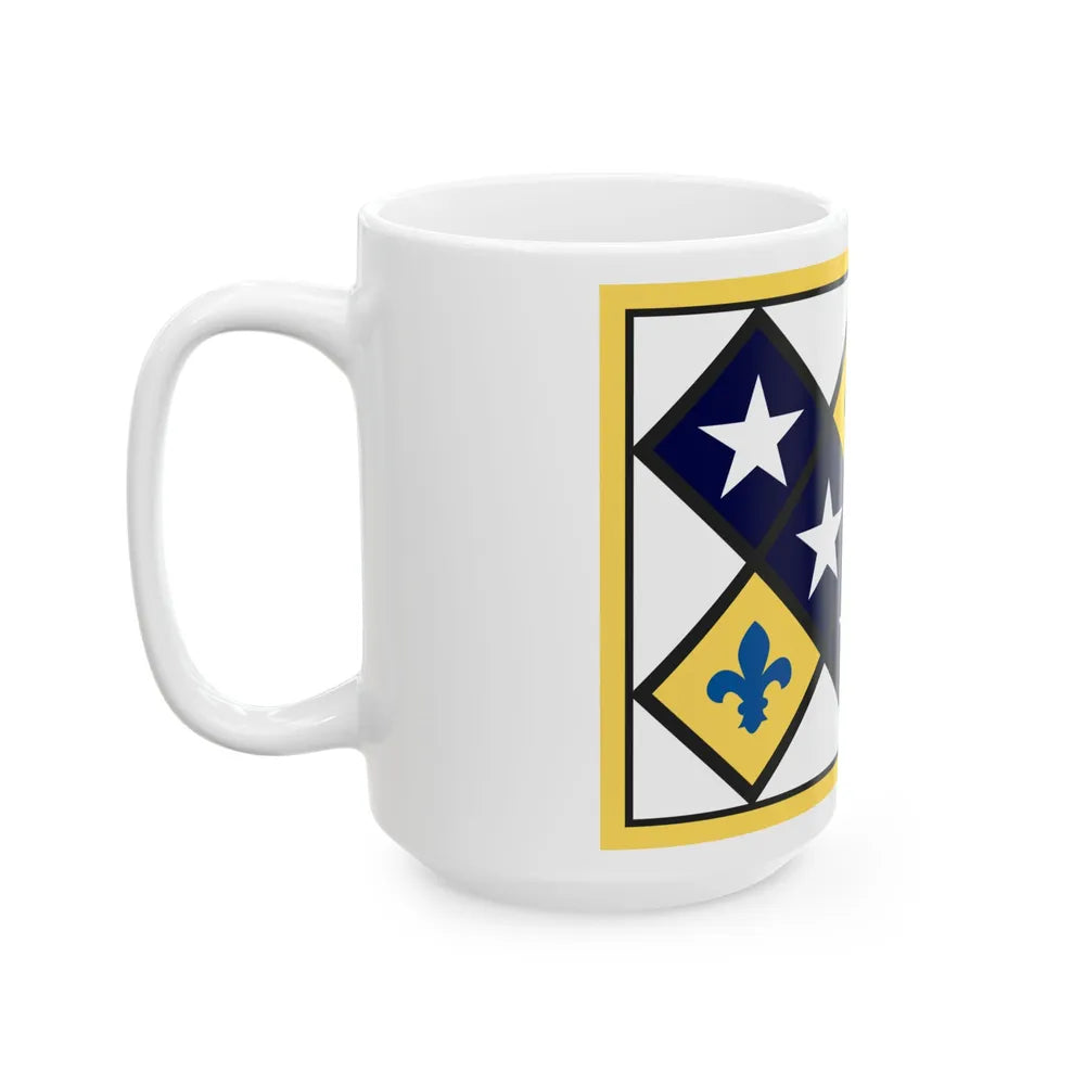 Flag of Prairie du Rocher Illinois (United States) White Coffee Mug - Go Mug Yourself