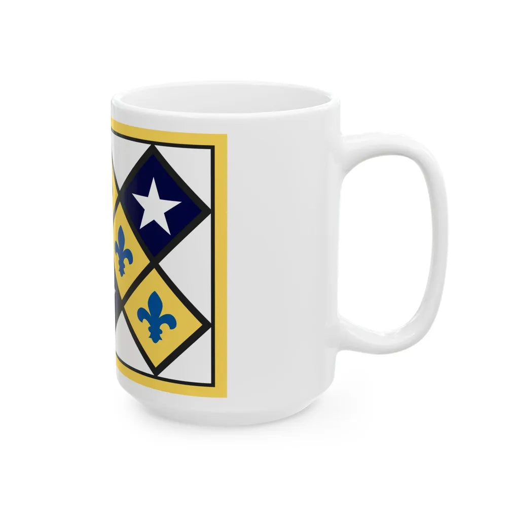 Flag of Prairie du Rocher Illinois (United States) White Coffee Mug - Go Mug Yourself
