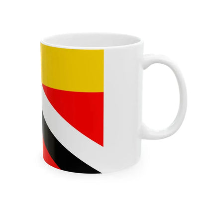Flag of Predni Kopanina (Czech Republic) White Coffee Mug - Go Mug Yourself